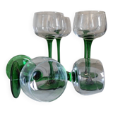 Set of wine glasses