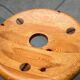 Mid-century pine sauna stool by Bertel Gardberg for Artek, 1950s.