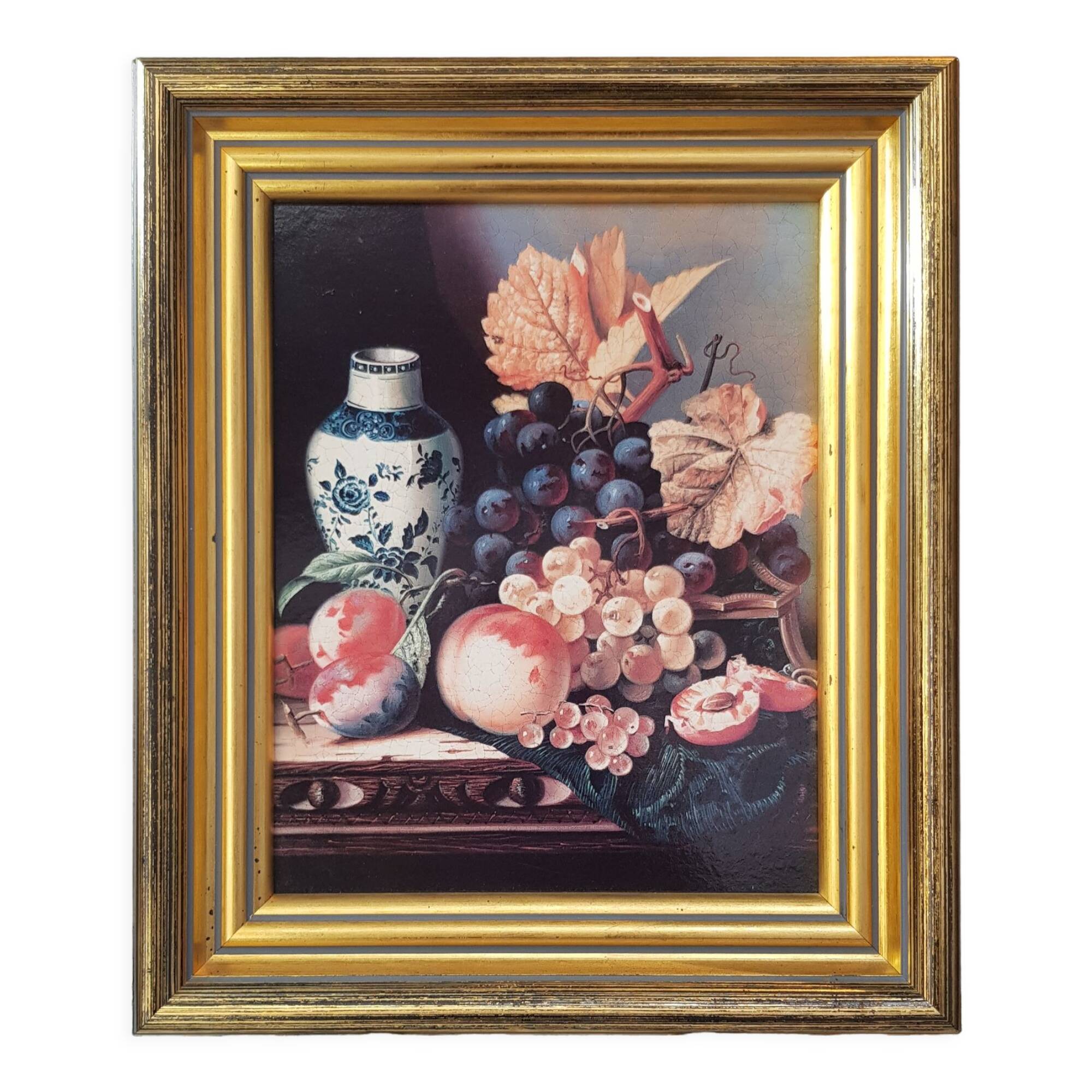 Printed still life canvas