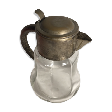 Ancienne carafe verseuse en verre