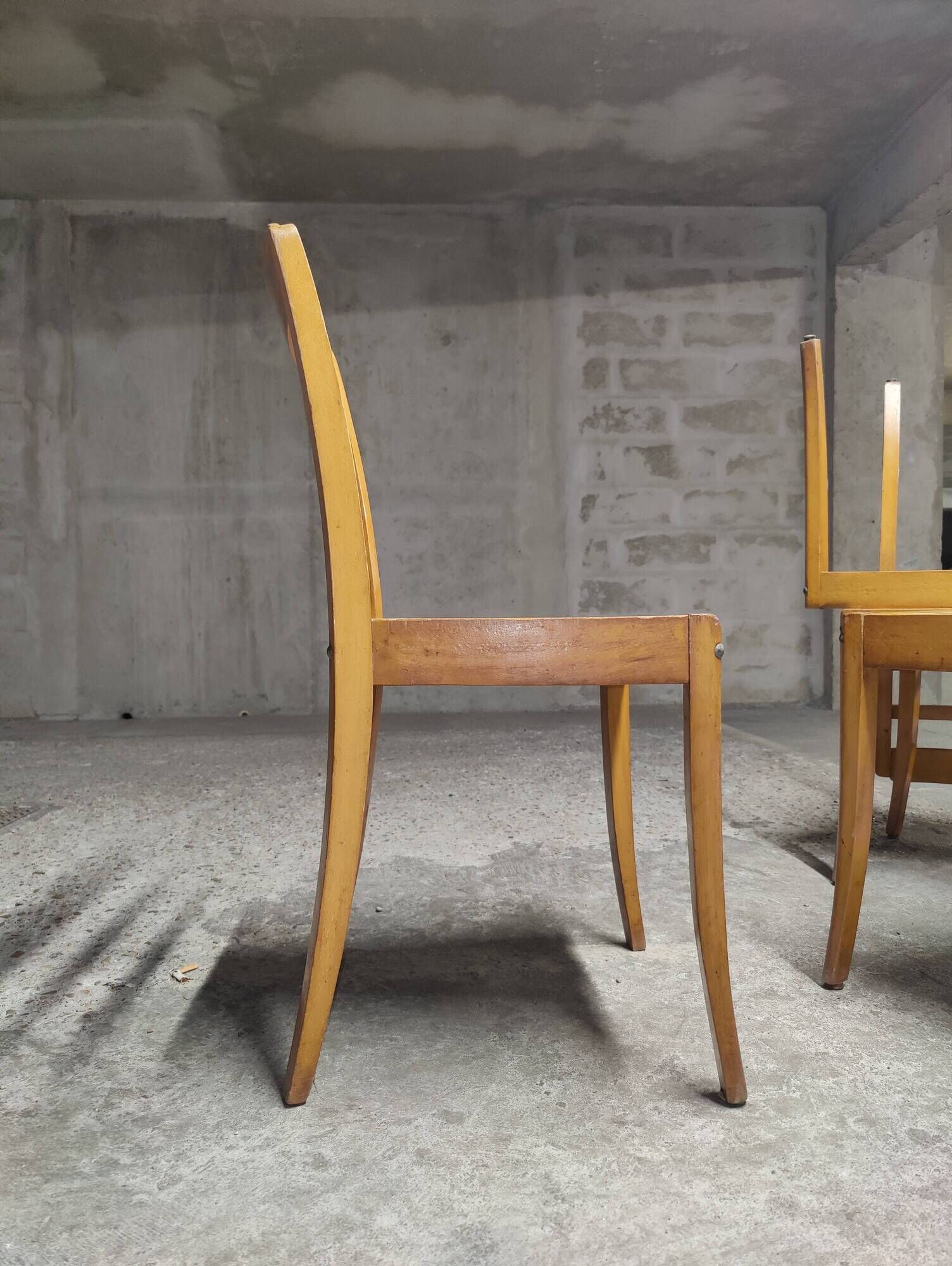 Chaises Luterma bois reconstruction