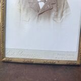 Old gold photo frame