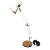 60s industrial articulated desk lamp.