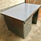 Industrial metal desk