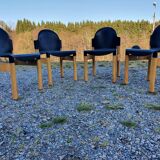 Set of 4 Flex chairs by Gerd Lange for Thonet 1977