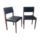 Paire de chaises scandinaves des années 60