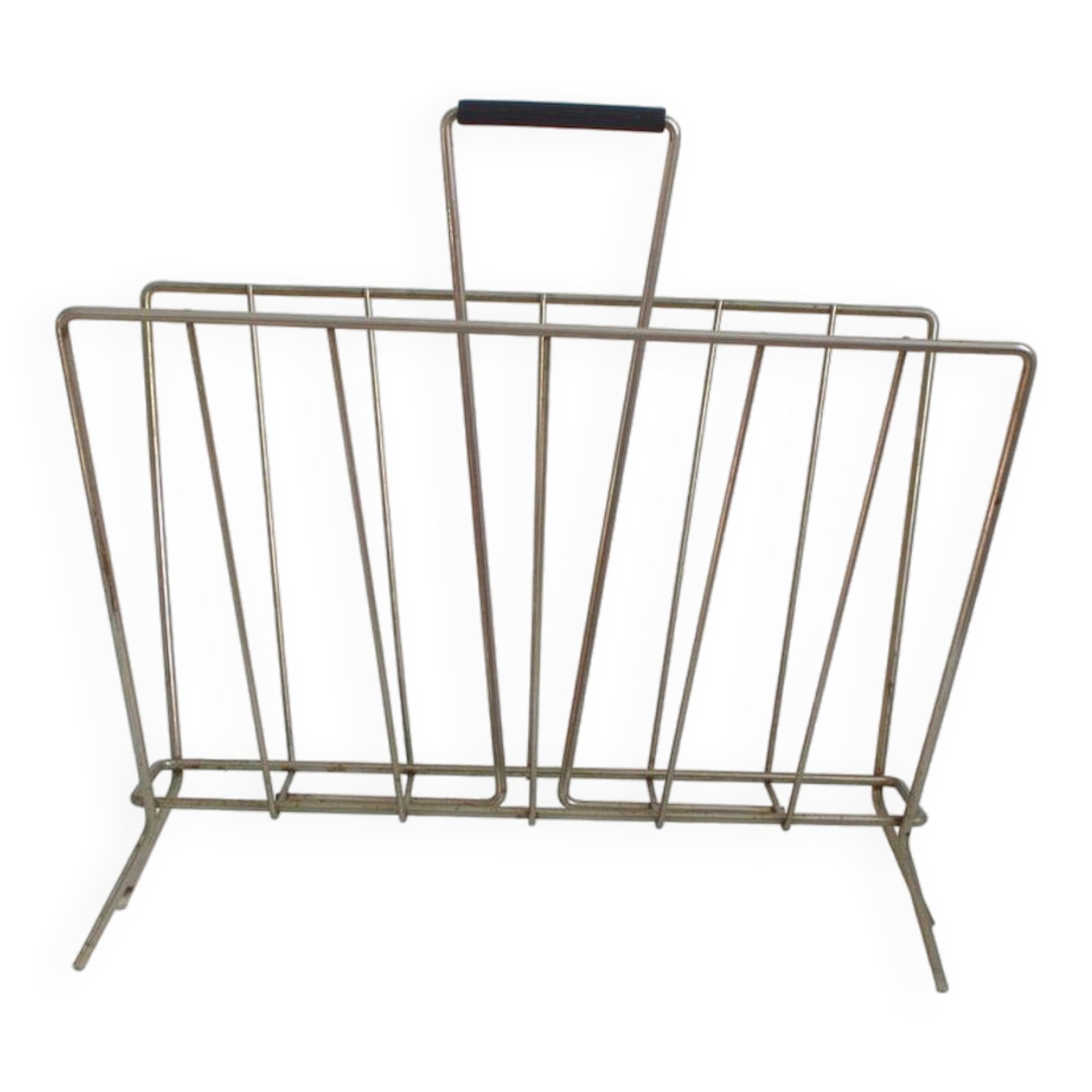 Metal magazine rack