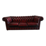 red chesterfield sofa 3 seater