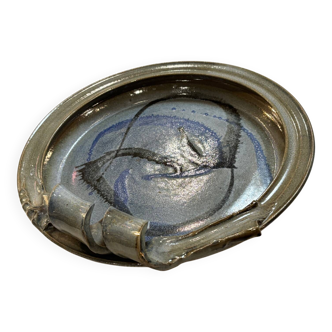 Ceramic large decorative plate