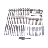 Cutlery, Christofle! Model Aria, 74 pieces