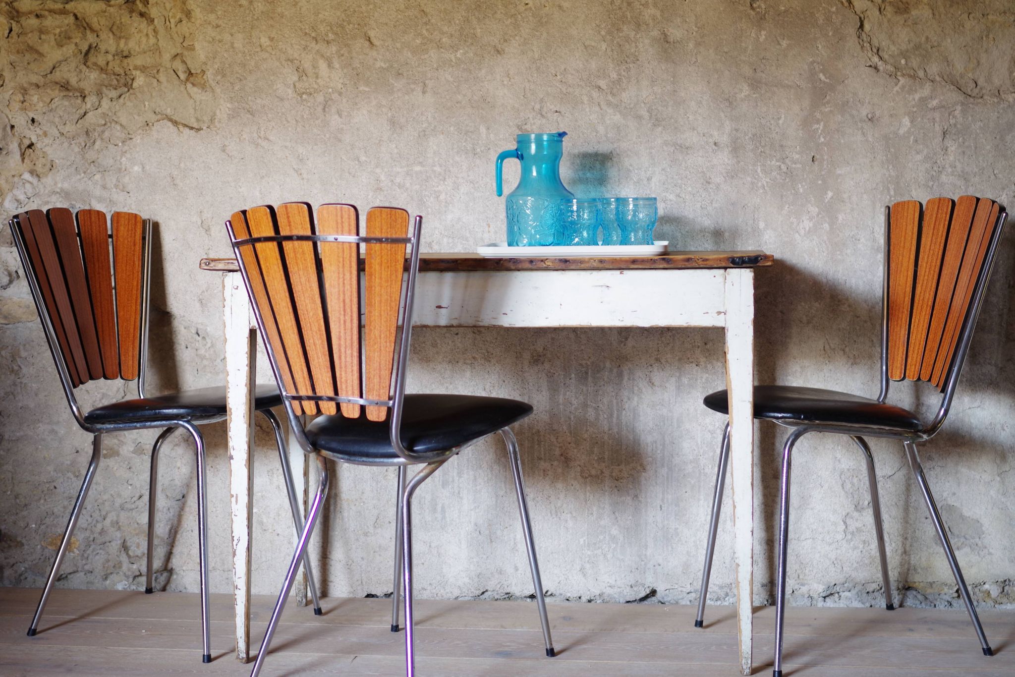 Set of 3 chairs 1970