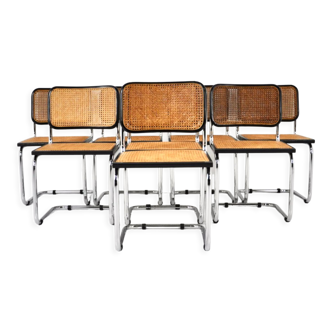 B32 dining chairs by Marcel Breuer set of 8