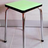 Green formica stool 60s