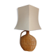 Braided Wicker table lamp