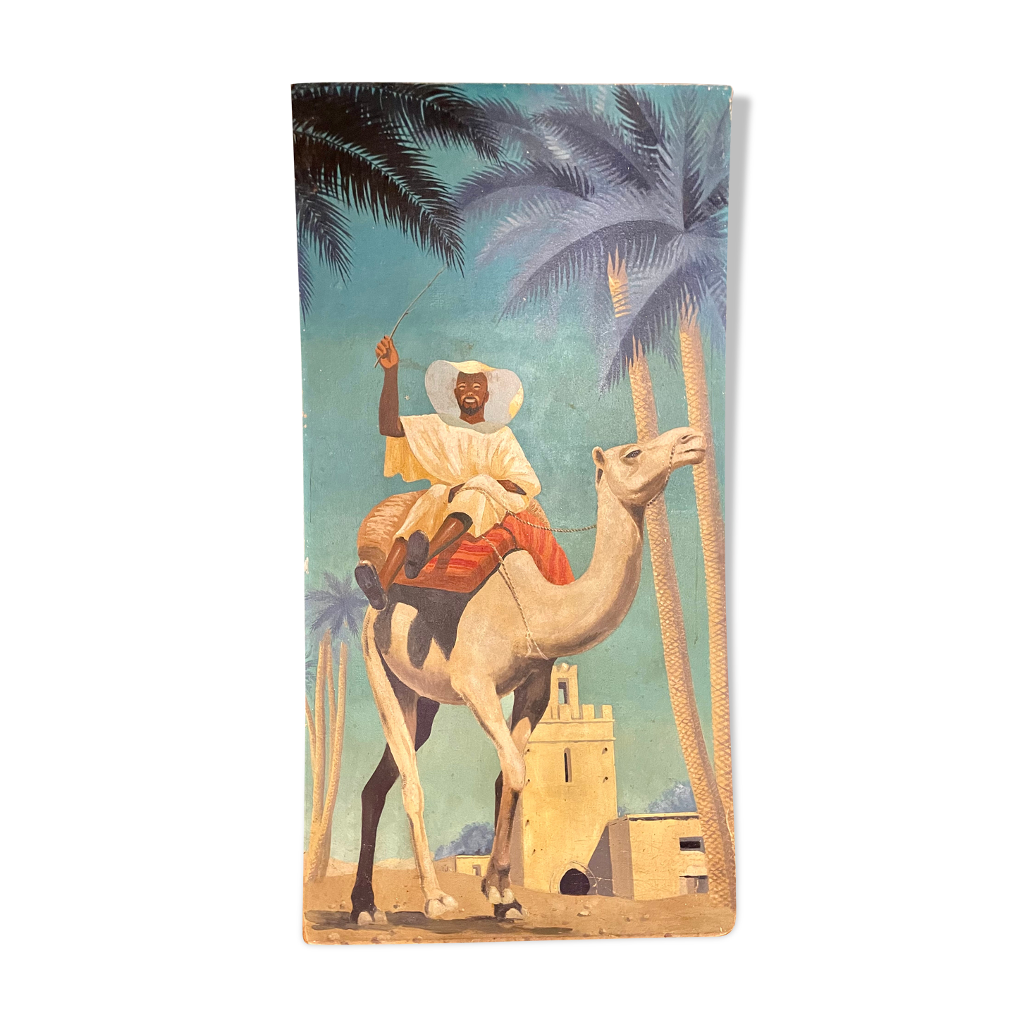 Oil on cardboard Orientalist School