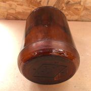 Ancienne Bouteille Dame Jeanne CLOROX Verre Marron Vintage #A941