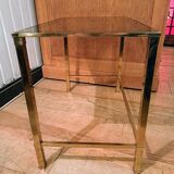 3 nesting tables in gilded brass