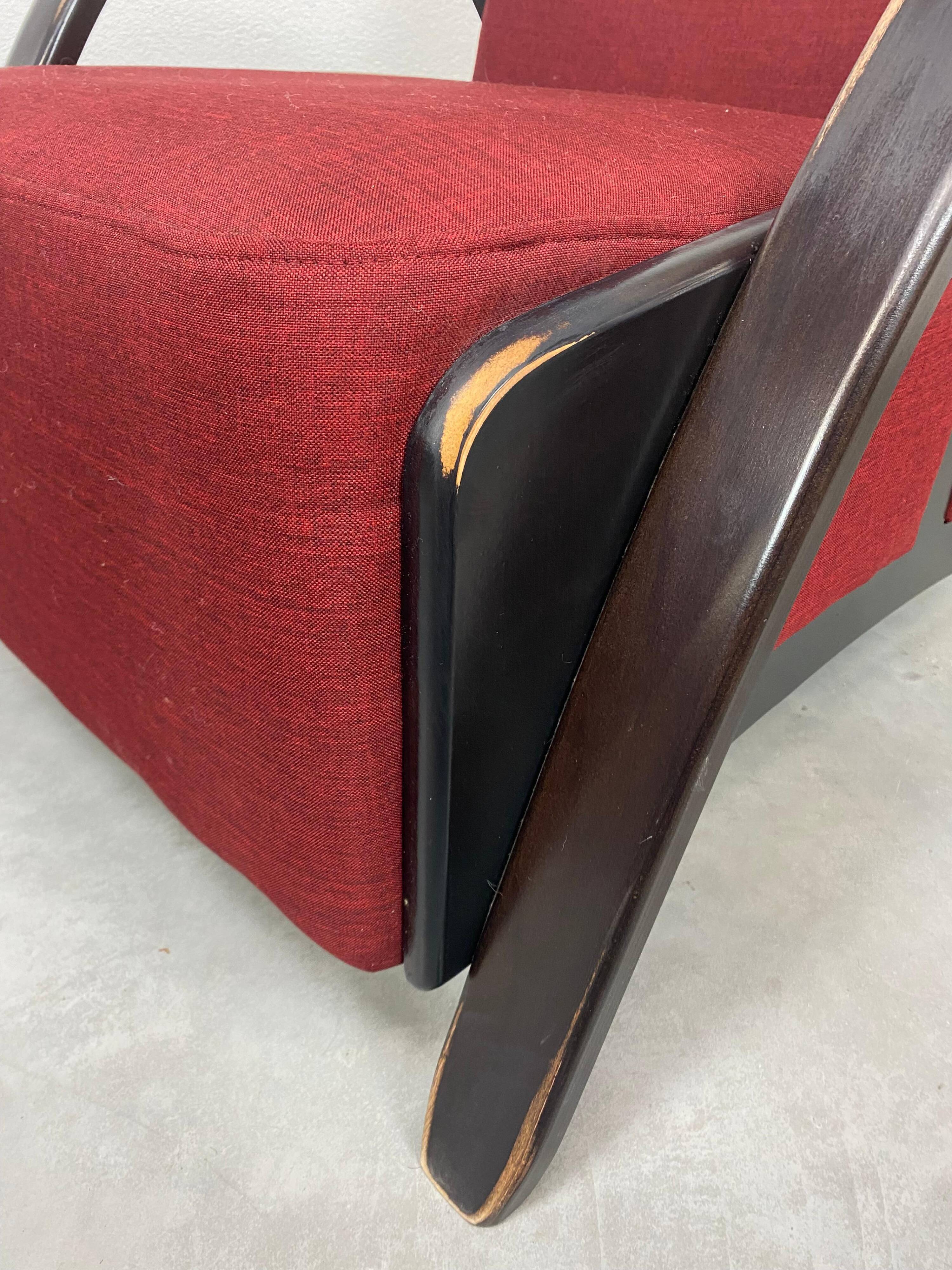 Art Deco style armchairs