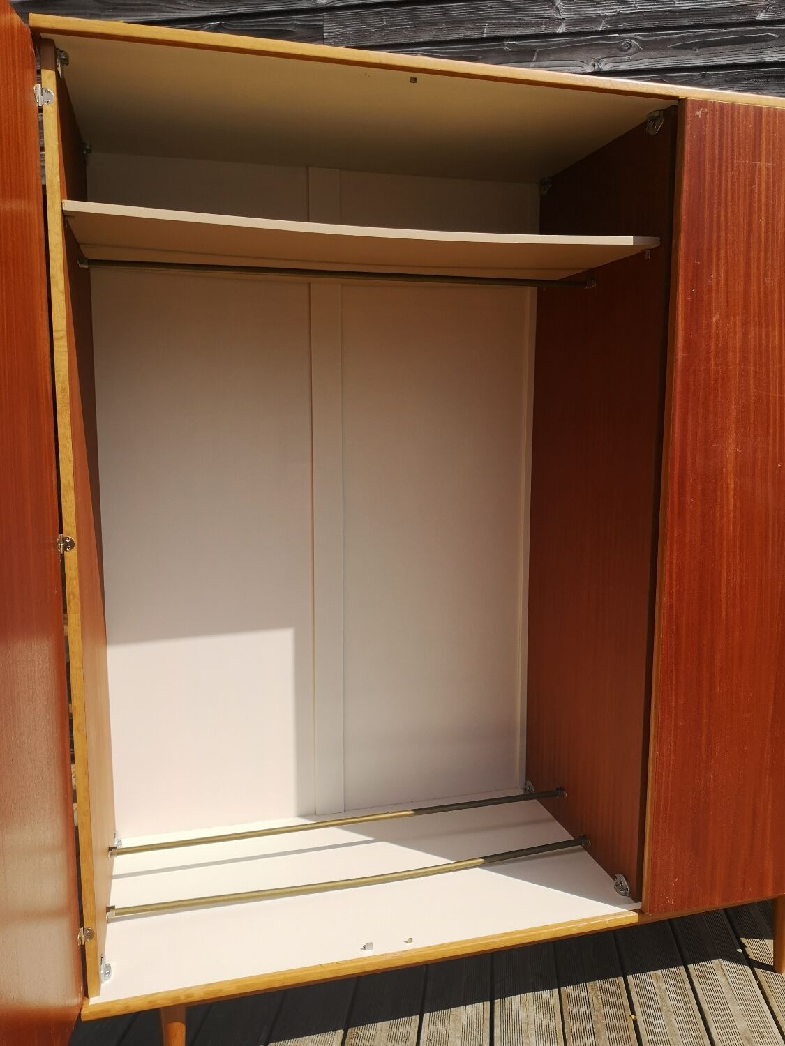 Vintage wardrobe dressing 3 doors
