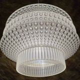 Vintage plastic lamp, space age, op art, 1960s / 1970s