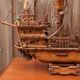 Model wooden boat