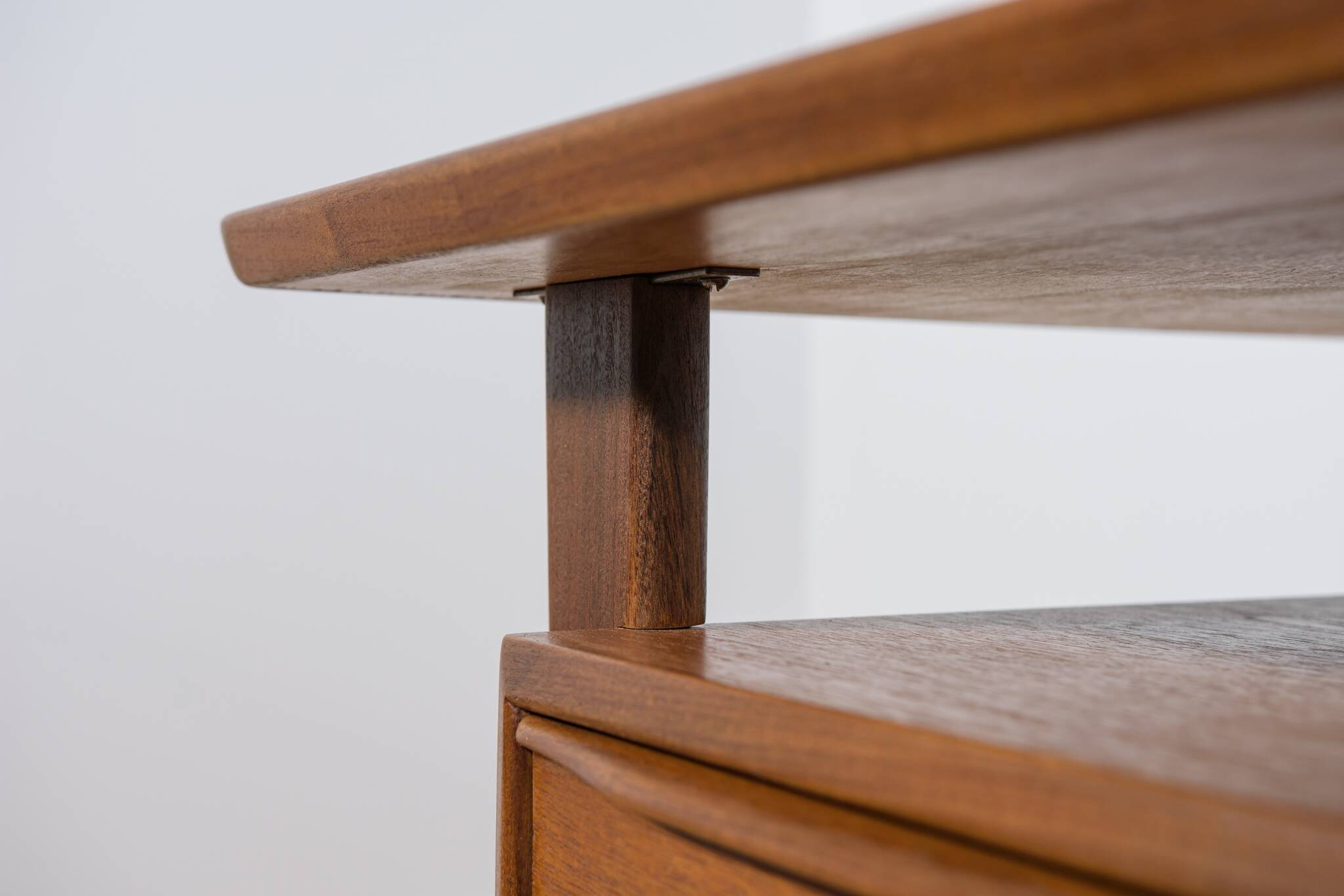 Mid-Century Freestanding Teak Desk by Peter Løvig Nielsen, 1960s