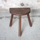Vintage stool, wooden stool, tripod stool, milking stool, plant stand, interior decor, stool