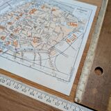 Printed in 1953, Map of Avignon, Vaucluse. Original Authentic Vintage.