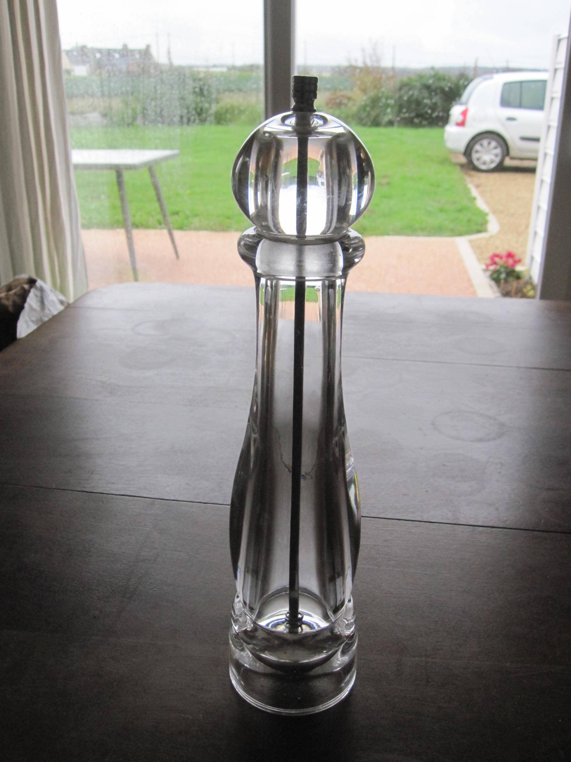 Trudeau Clear Acrylic Salt Mill, 32cm
