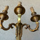 Paires d’appliques bronze Louis XVI Lucien Gau