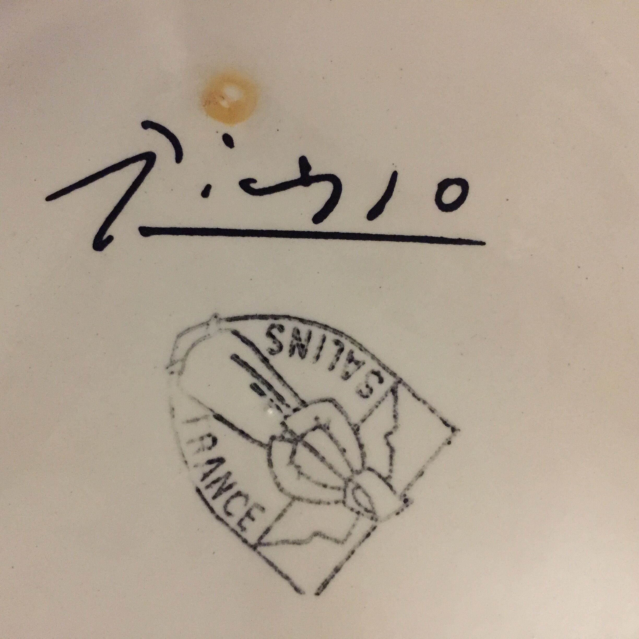 Collection plate: Picasso
