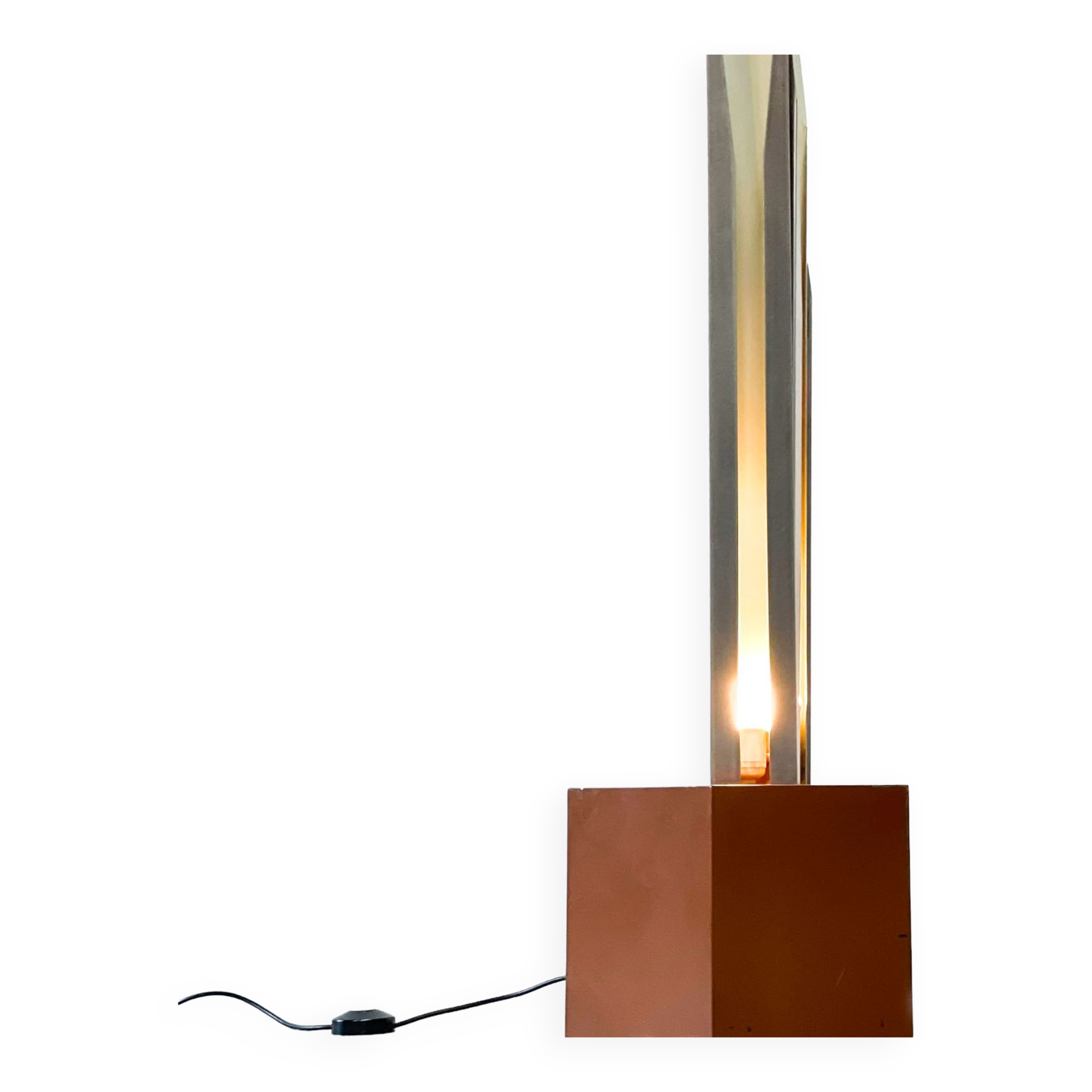 Sculptural italian floor lamp, 1970s
