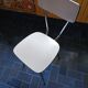 Extendable formica table and vintage 1960s chairs.