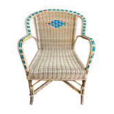 Fauteuil en rotin ancien
