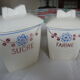 5 pots a porcelain epices of badonviller