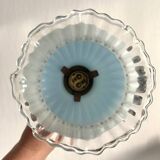 Pair of vintage glass tulip wall lights