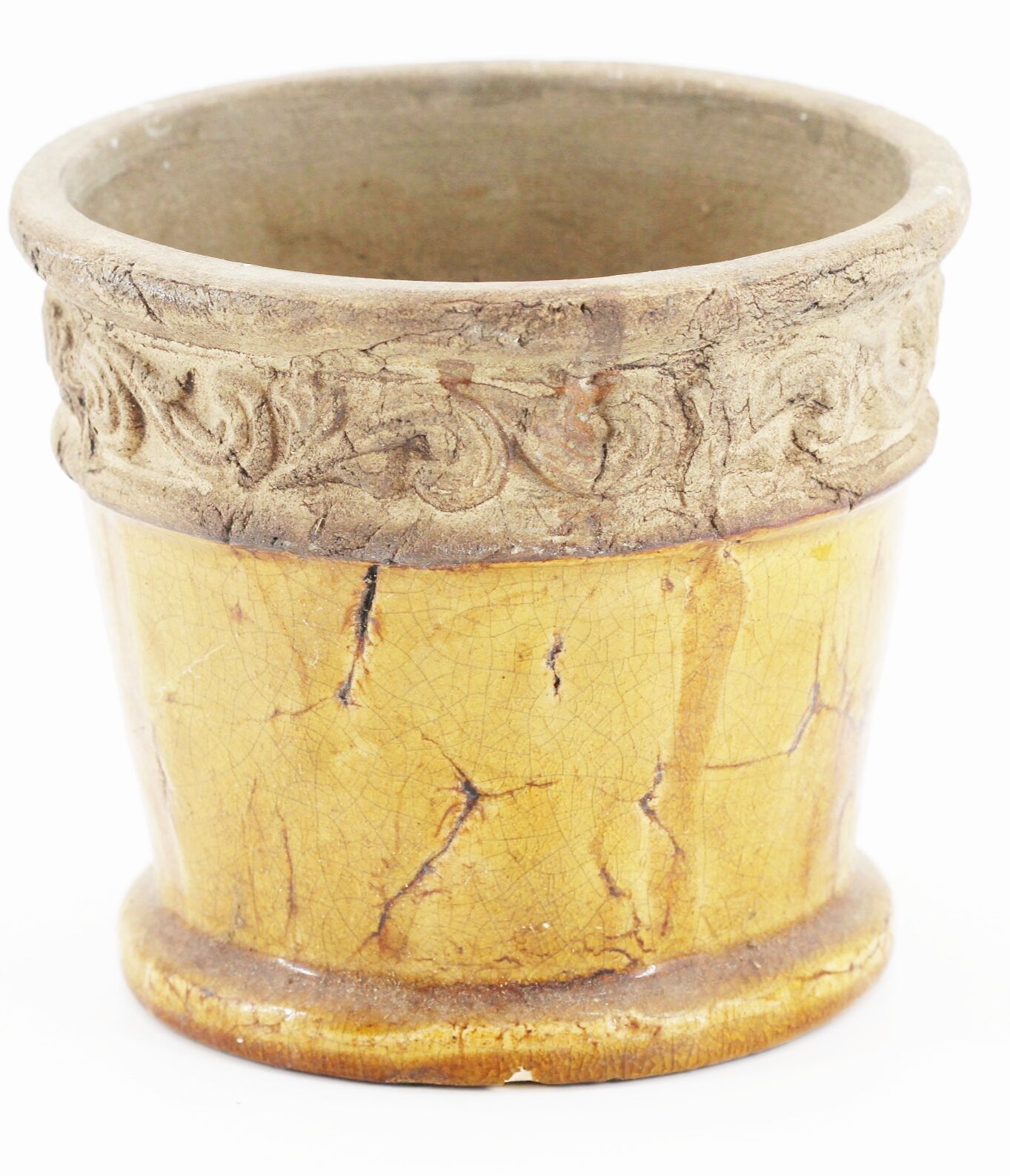 Ancient ceramic pot cover