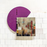 Postmodern wall mirror by Saporiti Italia, 80s