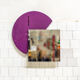 Postmodern wall mirror by Saporiti Italia, 80s