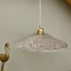 Vintage glass pendant light - tableware collection -