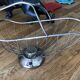 Silver metal bottle holder