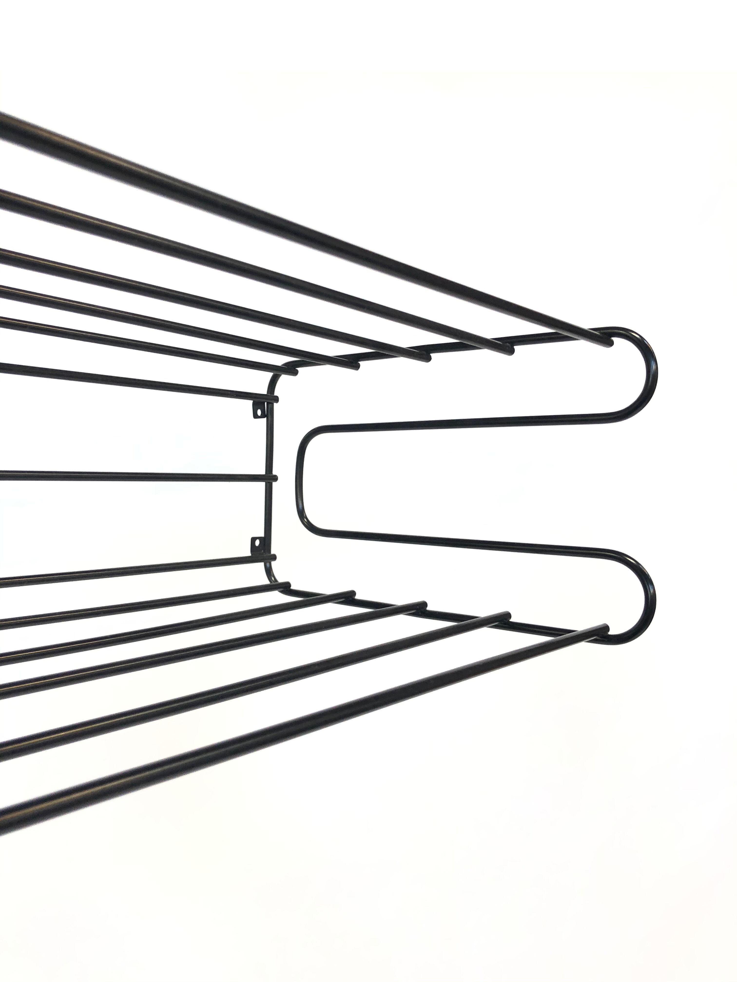 Vintage Tomado Pilastro coat rack storage rack wire steel design