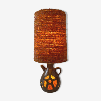 Ceramic and wool lamp for Accolay