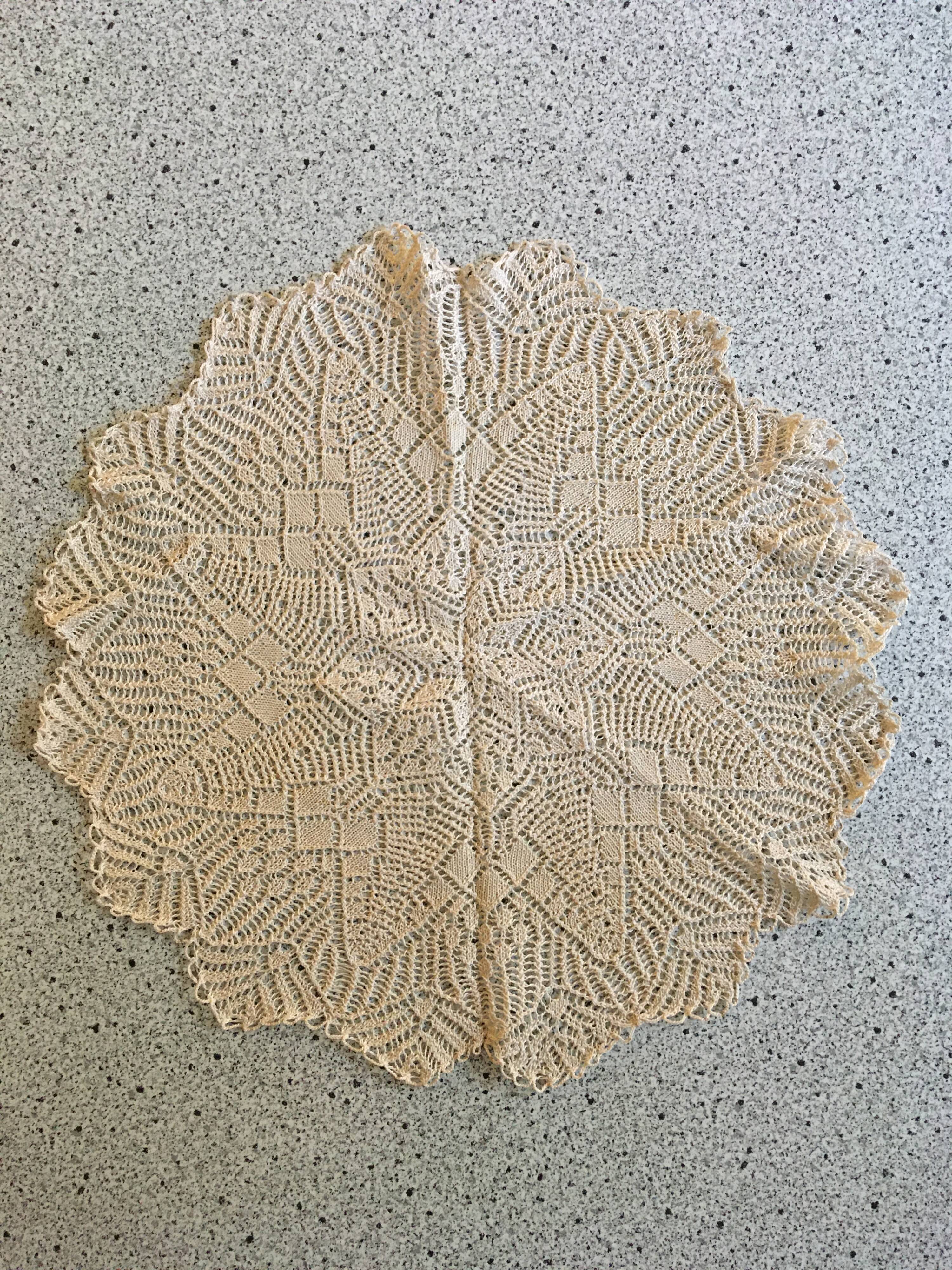 Vintage round placemat ø43