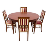 Table with chairs in Empire style, France.