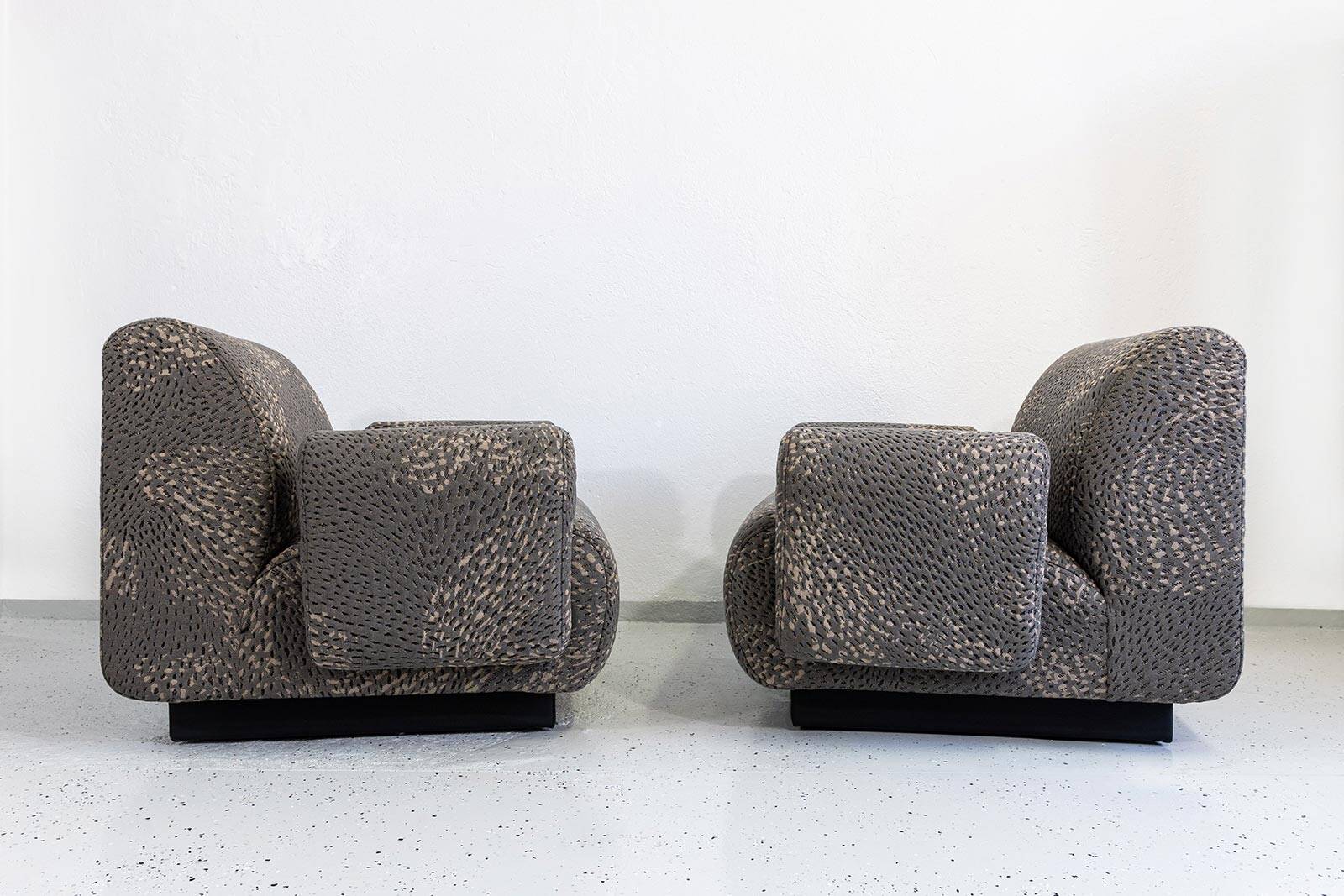 Modular lounge chairs/sofa by Eberhard Geißler, Oelsa, Germany, 1970s