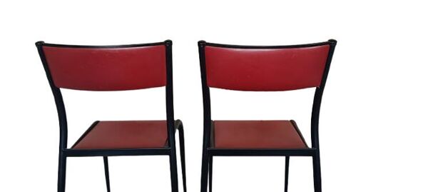 Lot 2 chaises mullca 510 restaurées