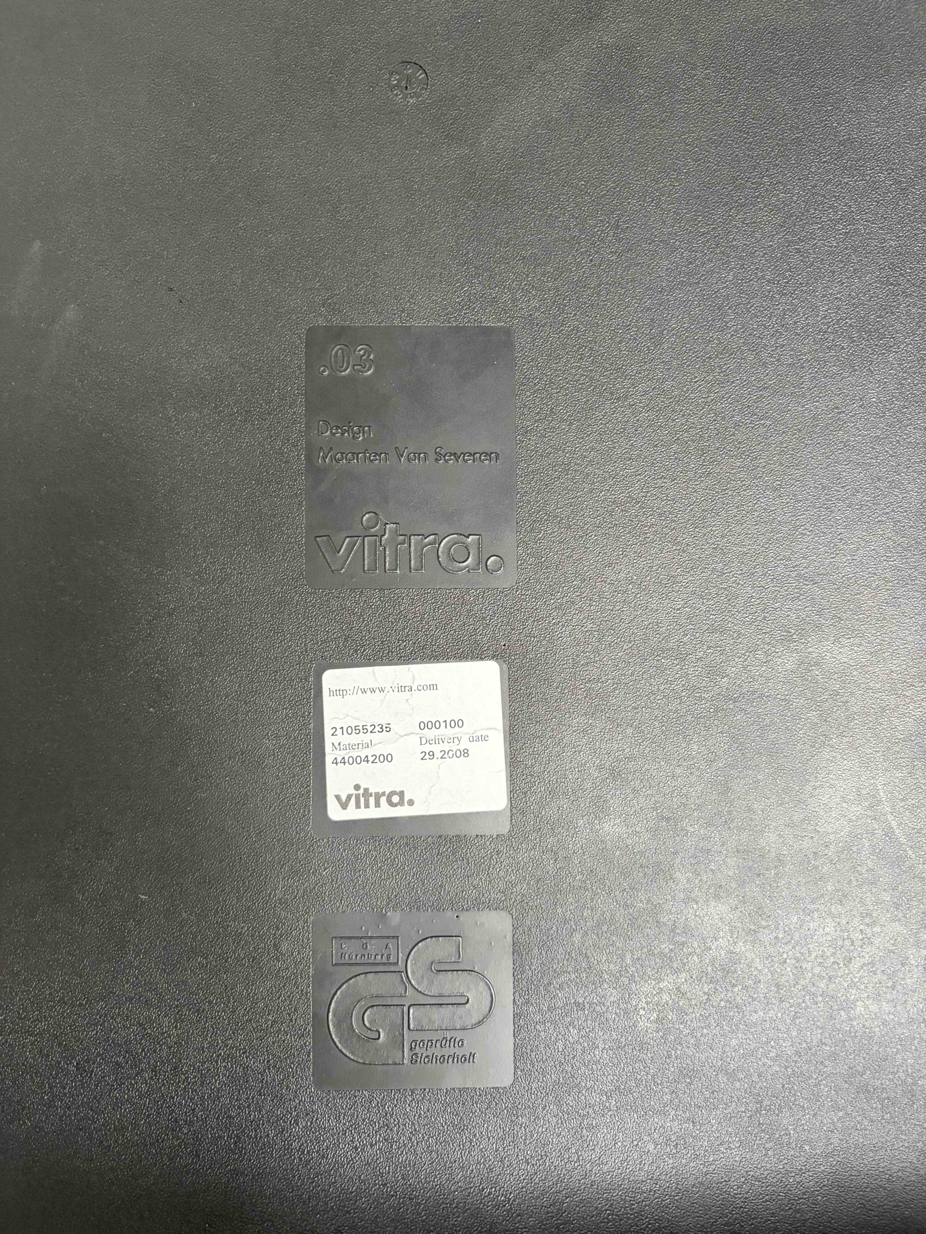 Vitra .03 Chairs by Van Severen