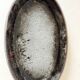 Large glazed stoneware dish from Loir, enamelled & signed, Chantal & Thierry Robert 1970.