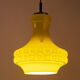 Suspension Peil et Putzler space age 'waffeled' jaune